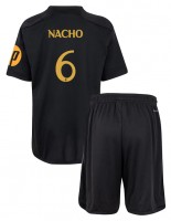 Real Madrid Nacho Fernandez #6 Alternativní dres pro děti 2023-24 Krátký Rukáv (+ trenýrky)